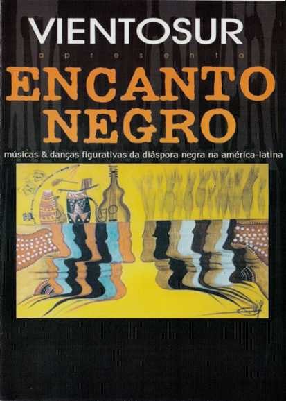 Programa del espectáculo “Encanto Negro”, Teatro Guairá, Curitiba, Brasil, 2005