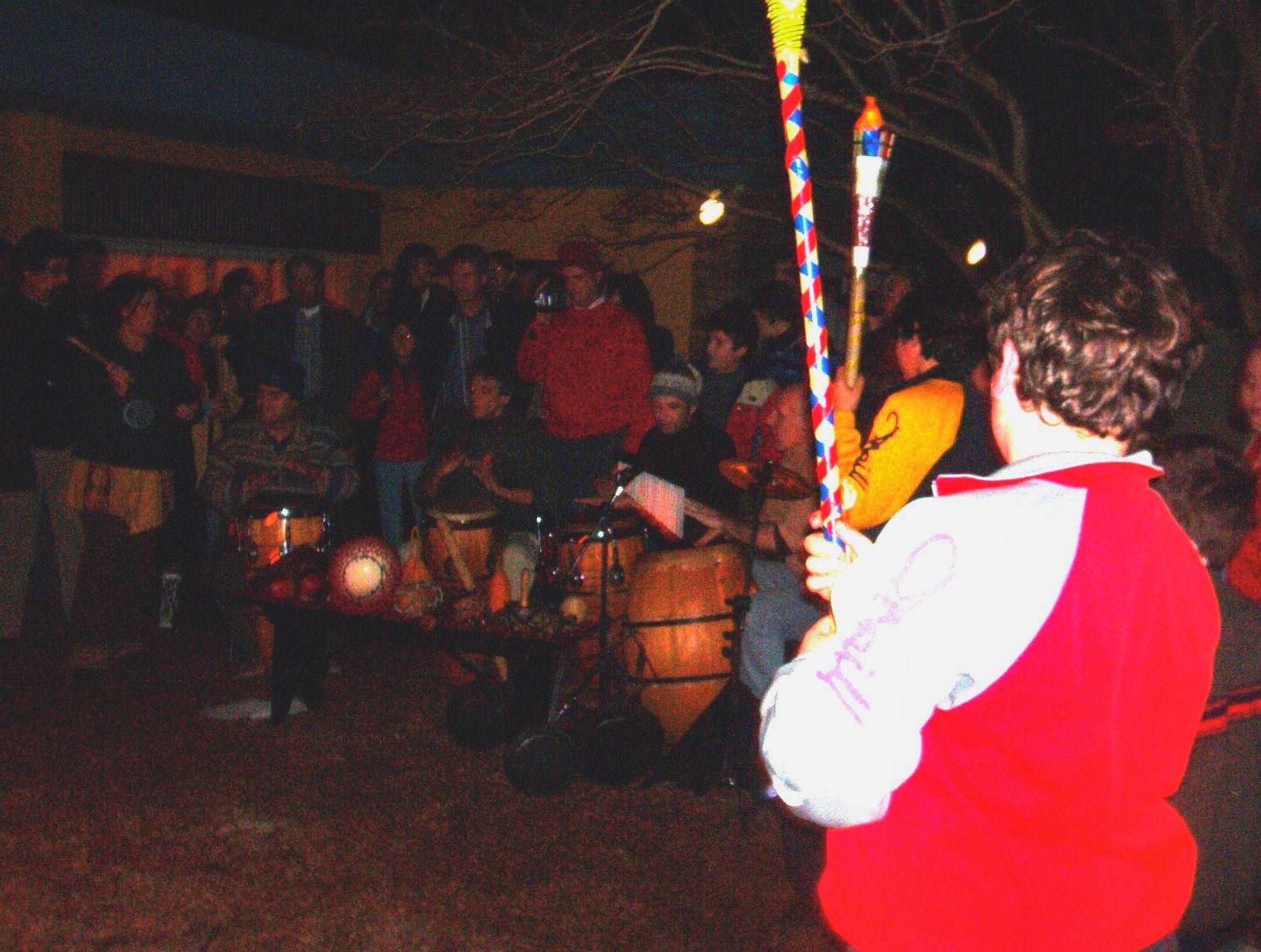 Sobremaderas en vivo, al aire libre