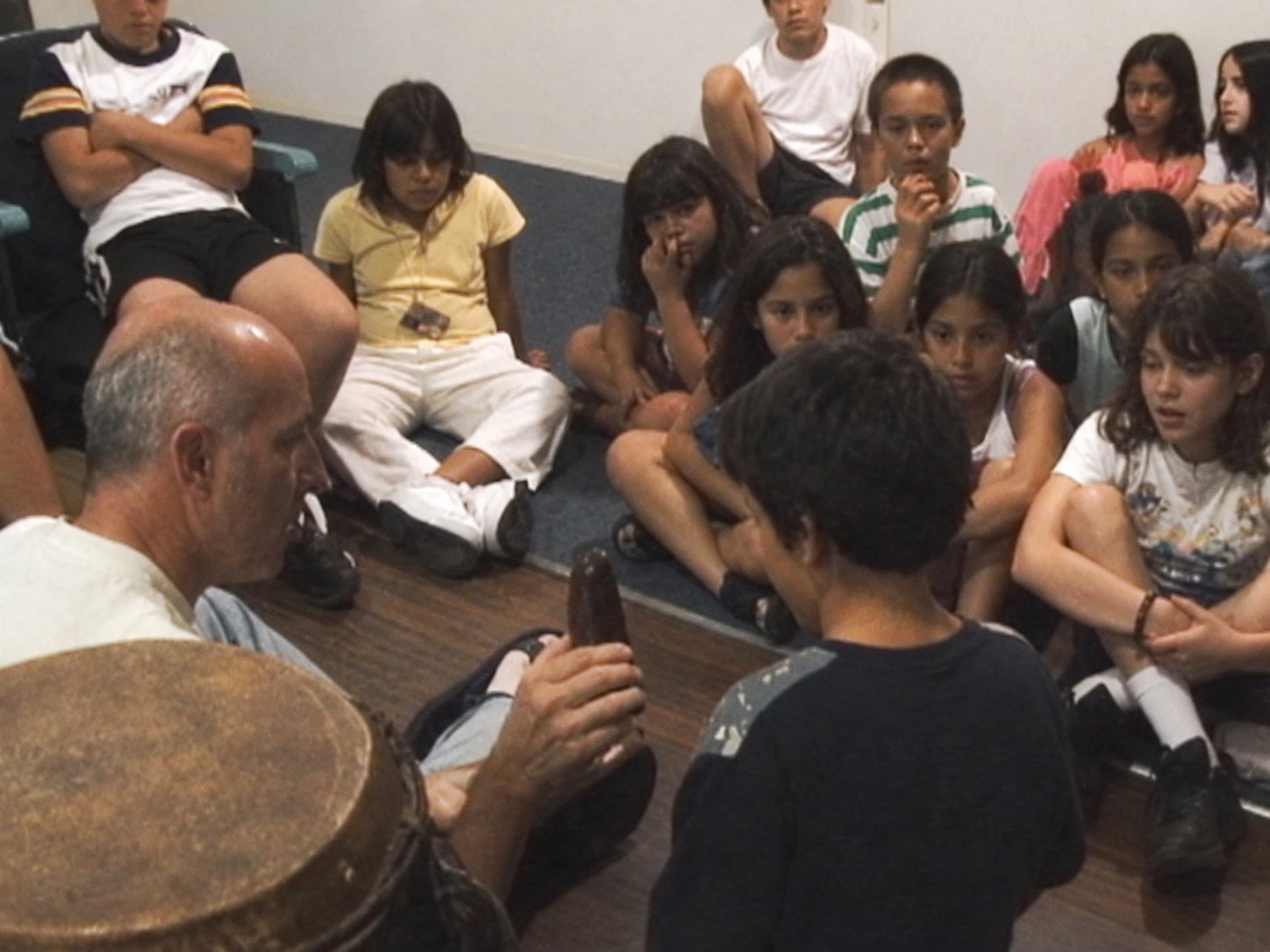 Taller en la ACJ Centro, Montevideo, 2001