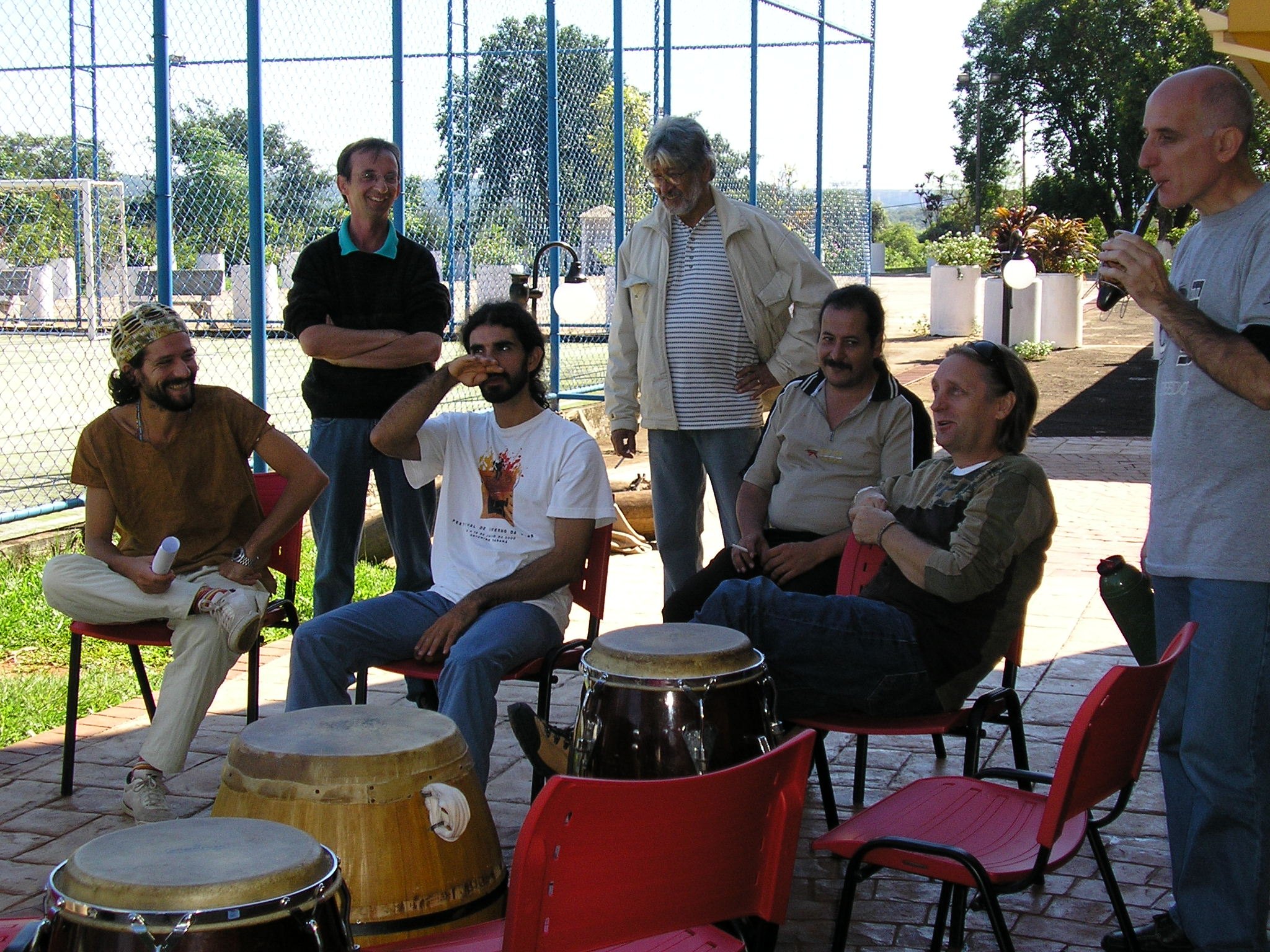 Taller con el grupo “Vientosur”, Foz do Iguaçu, Brasil, 2005